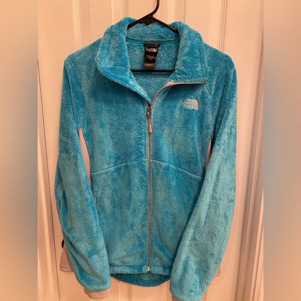 The North face zip up sweater